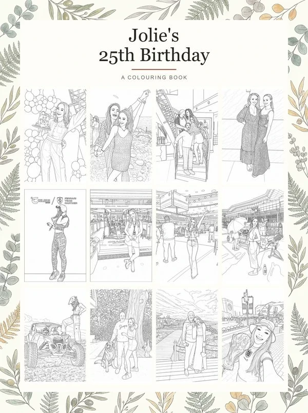 An example cover in the Botanical style, made from a real twelve page book